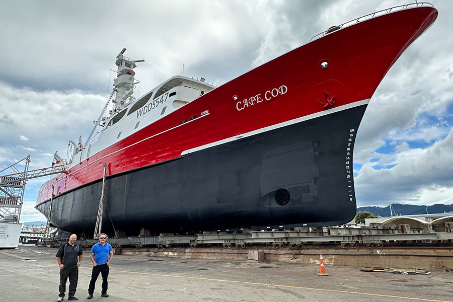 FV Cape Cod on the Nelson Slipway