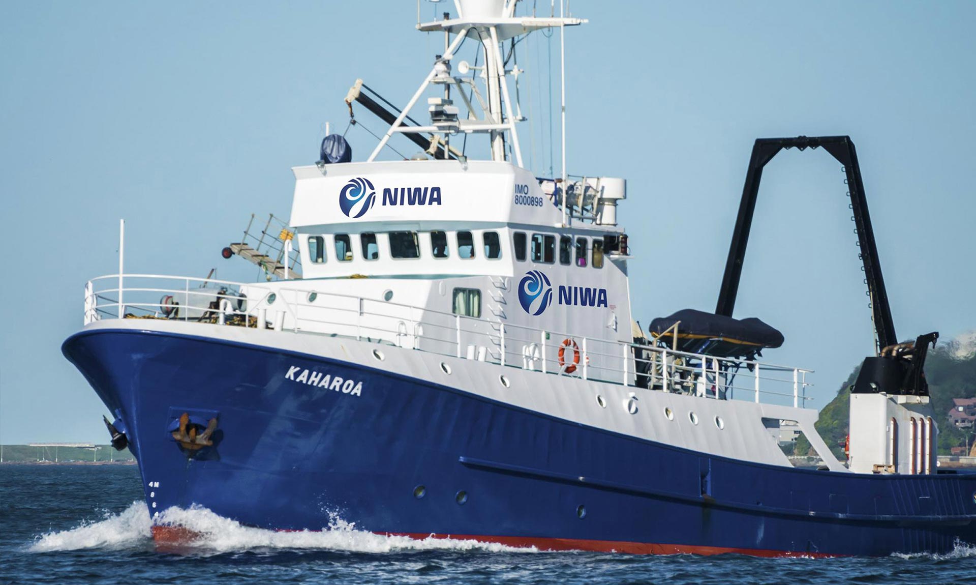 NIWA's Research vessel 'Kaharoa'