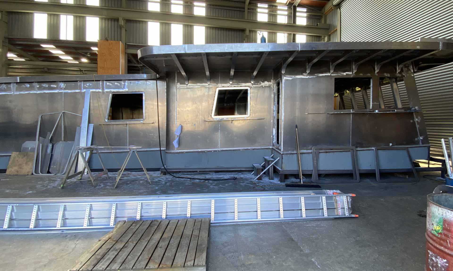 A new wheelhouse was fabricated in our workshops