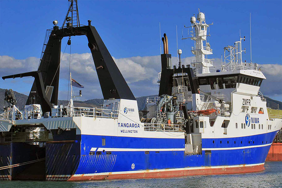 NIWA's deep sea research vessel, 'Tangaroa'